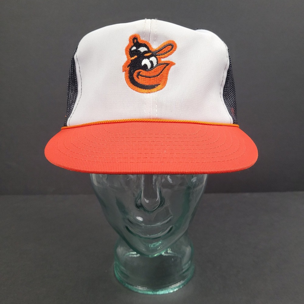 Vintage 1980s Baltimore Orioles Snapback Trucker Hat